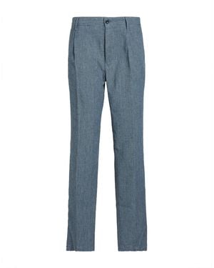 Incotex Midnight Pants Cotton, Polyester, Linen, Viscose - Blue