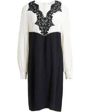 Anna Molinari Mini Dress Acetate, Silk - Black