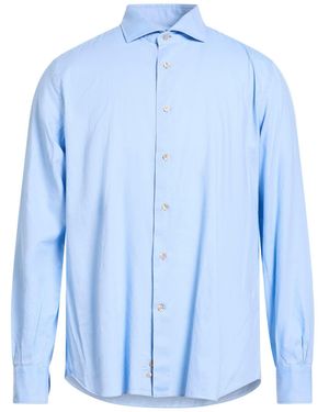 Mazzarelli Shirt Cotton - Blue