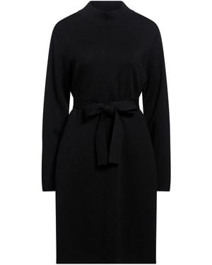 Gran Sasso Mini Dress Wool - Black