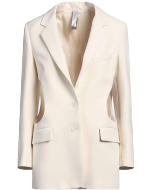 Hevò Blazer Polyester, Elastane - Natural