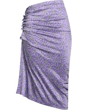 Rabanne Midi Skirt Viscose, Elastane - Purple