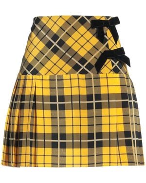 Alessandra Rich Mini Skirt - Yellow