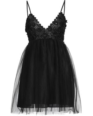 Nora Barth Mini-Kleid - Schwarz