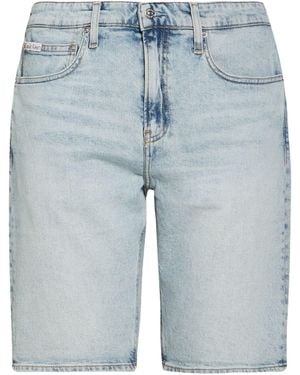 Calvin Klein Denim Shorts Cotton, Elastane - Blue
