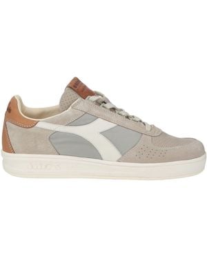 Diadora Sneakers Soft Leather, Textile Fibers - White