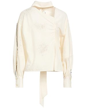 Victoria Beckham Cream Top Cotton, Polyamide - White