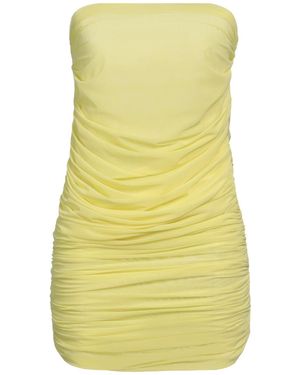 DES_PHEMMES Mini Dress Nylon, Elastane - Yellow