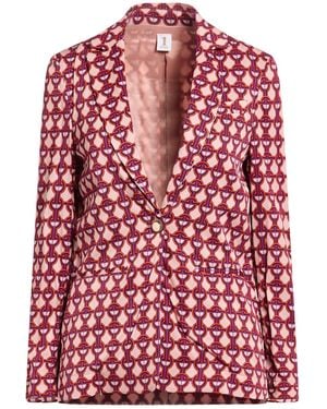 1 One Blazer Viscose, Elastane - Red