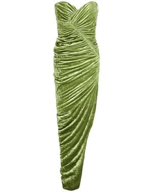 Alexandre Vauthier Maxi Dress Polyester, Elastane - Green