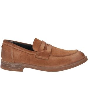Moma Camel Loafers Leather - Brown