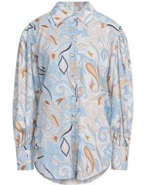 Herzensangelegenheit Shirt Linen, Viscose - Blue