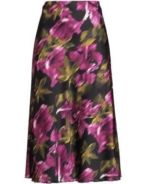 Dixie Midi Skirt Polyester - Purple