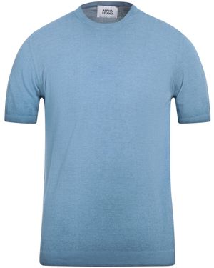 Alpha Studio Azure Jumper Cotton - Blue