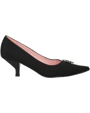 Ras Court Shoes Textile Fibres - Black