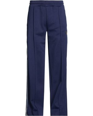 MSGM Midnight Trousers Polyester, Cotton - Blue