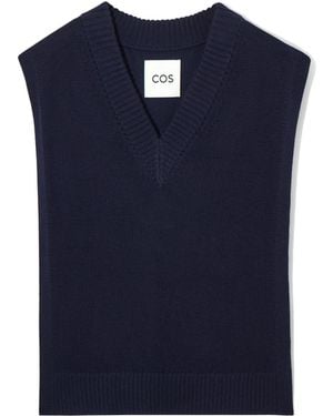 COS Poncho - Azul