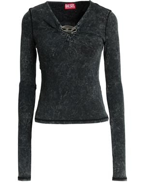 DIESEL T-Shirt Cotton, Elastane - Black