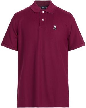 Psycho Bunny Garnet Polo Shirt Pima Cotton - Red