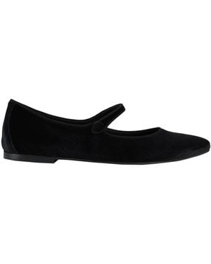 BALLERETTE Brera Ballet Flats Textile Fibers - Black