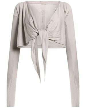 Rick Owens Wrap Cardigans - White
