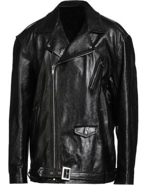 Rick Owens Jacket Calfskin - Black