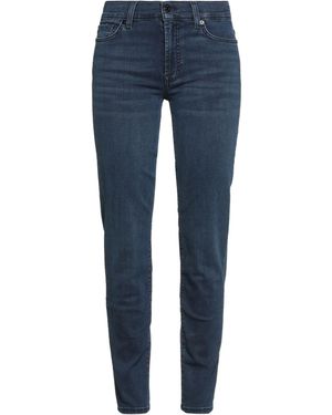 7 For All Mankind Jeans Cotton, Modal, Polyester, Viscose, Elastane - Blue