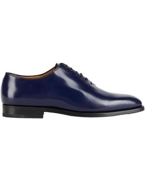 Ferragamo Lace-Up Shoes Leather - Blue