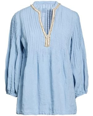 120% Lino Top - Blue