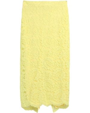 Soallure Midi Skirt - Yellow