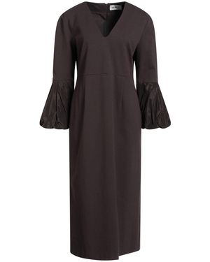 MEIMEIJ Midi Dress Viscose, Polyamide, Elastane, Polyester, Acetate - Black