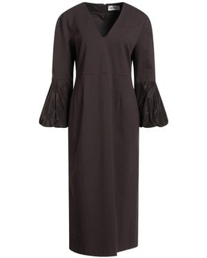 MEIMEIJ Midi Dress Viscose, Polyamide, Elastane, Polyester, Acetate - Black