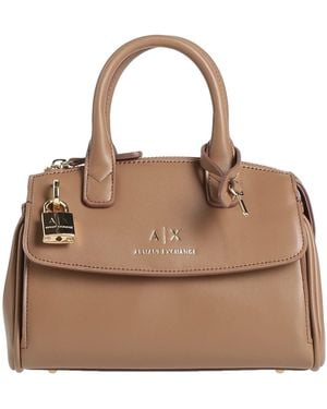 ARMANI EXCHANGE Light Handbag Polyester - Brown