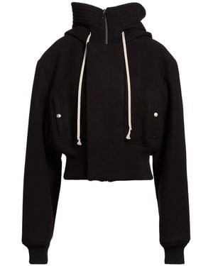 Rick Owens Jacket Virgin Wool - Black