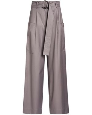 Barba Napoli Lilac Trousers Virgin Wool - Grey