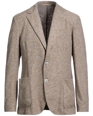 AT.P.CO Blazer Acrylic, Polyester, Wool - Brown