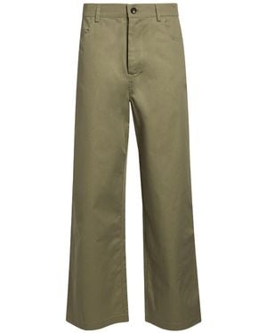Roberto Collina Pants Cotton - Green