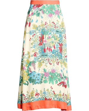 Mantero 1902 Maxi Skirt Silk - White