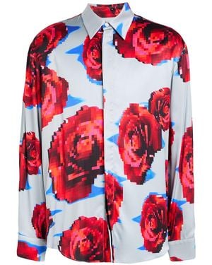 MSGM Shirt Viscose - Red