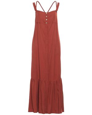 Marani Jeans Maxi Dress - Red