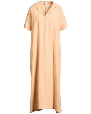 Eleventy Maxi Dress Linen - Natural