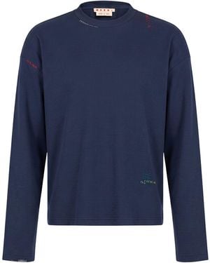 Marni Camiseta - Azul
