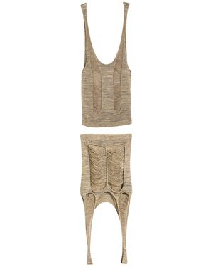 Rick Owens Top Virgin Wool, Viscose, Polyester - Metallic