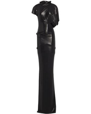 Rick Owens Maxi Dress Viscose, Elastane - Black