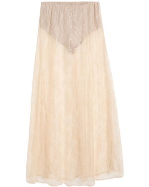 Kontatto Maxi Skirt Polyamide - Natural