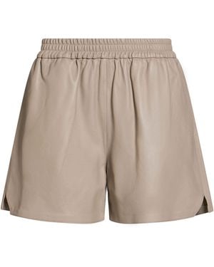 Arma Taupe Shorts & Bermuda Shorts Lambskin - Natural