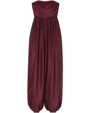 Kalita Jumpsuit Cotton, Silk - Purple