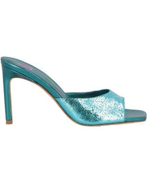 Bettina Vermillon Sandals Leather - Blue