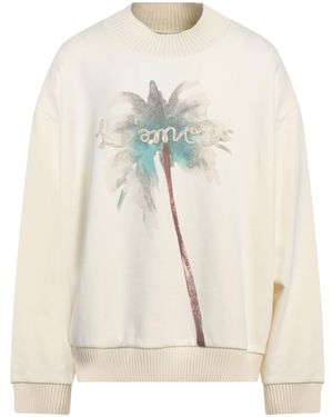 Emporio Armani Ivory Sweatshirt Cotton, Elastane - White