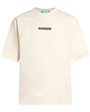 Barrow Ivory T-Shirt Cotton - White